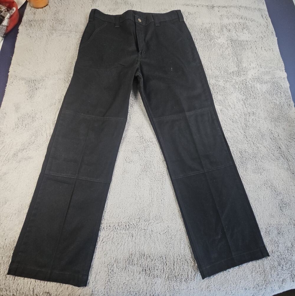 Double Knee Work Pants Men's 36x32 Black B316 Blended Twill 65/35 by Carhartt